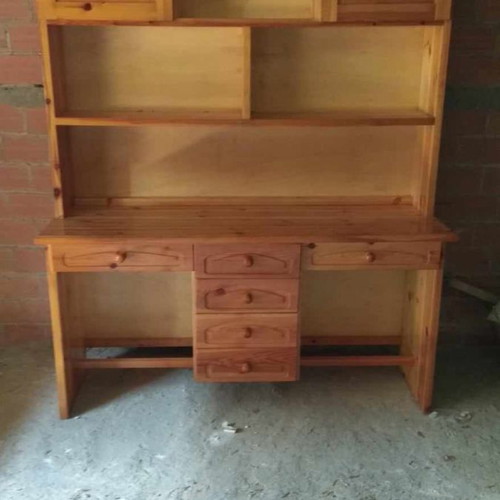set of 3 furniture, children's library, mirror, set, solid wood
