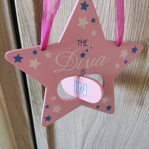 Star decoration for girl's room like new