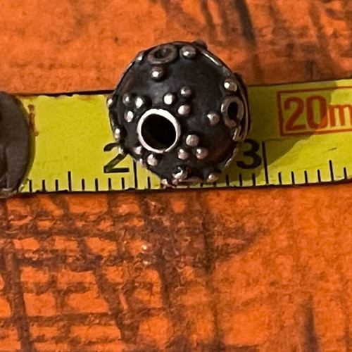 Silver bead 12mm 925 new