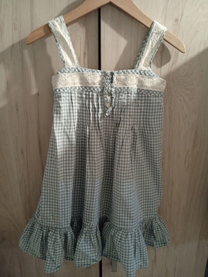 Ralph Lauren girls dress size 6 years like new, turquoise