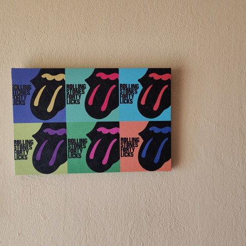 Rolling Stones canvas print 45x30 cm like new
