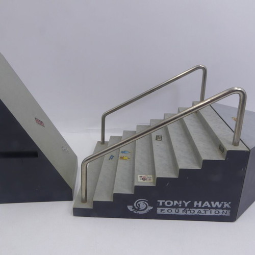 Tech Deck Tony Hawk Foundation Skate Park Stairs Rail Ramp 3 Fingerboards used