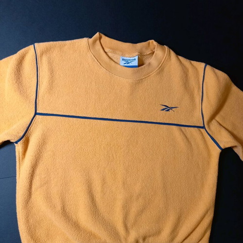 Vintage Reebok sweatshirt used, size 146-152, yellow
