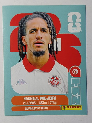 FIFA World Cup 2026 Hannibal Mejbri Tunisia sticker