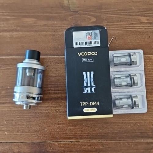 Voopoo TPP Vape Atomizer used, very good condition with 3 new coils