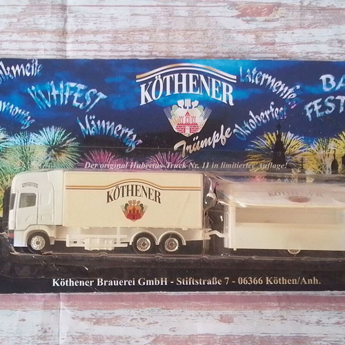 Collectible Scania Kothener truck with trailer new