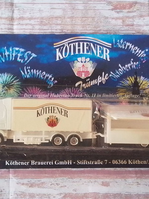 Collectible Scania Kothener truck with trailer new