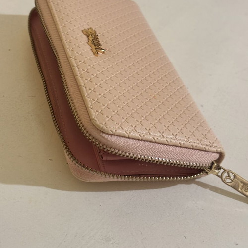 Verde large wallet nude pink color new