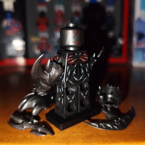 Riot Symbiote Lego figure like new with accessories