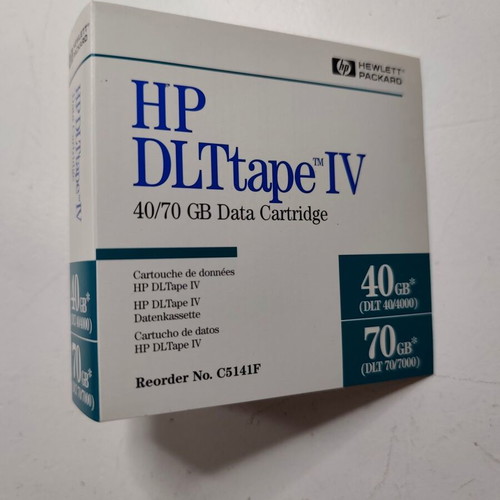 HP DLTtape IV 40/70 GB Data Cartridge used C5141F