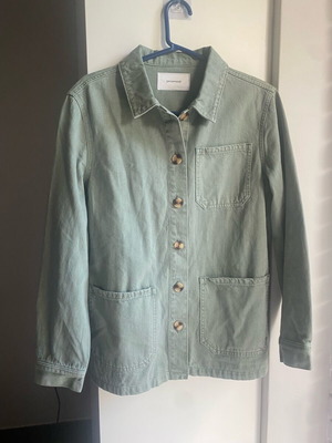 Promod women's shacket denim mint color like new