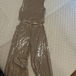 Sequin set with lining, medium size, top and pants