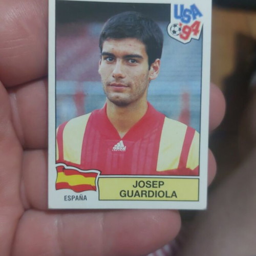 Joseph Guardiola Panini USA 94 sticker in excellent condition