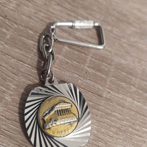 KKE Lenin keychain, vintage 80s-90s metal
