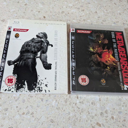 Metal Gear Solid Guns of the Patriots PS3 game used