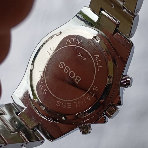 Hugo Boss Chronograph Watch Silver Black like new