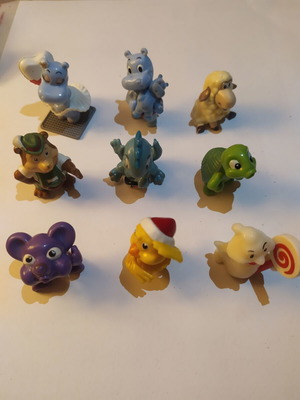 Kinder figures used