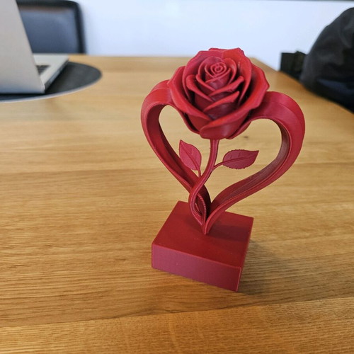 Heart rose red new decorative gift for women