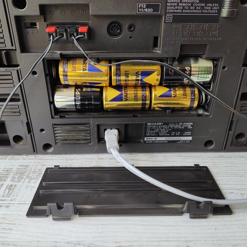 Sharp GF-A1 vintage boombox cassette player