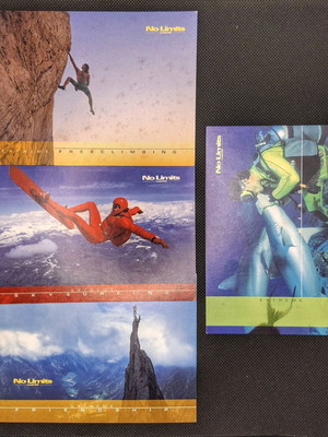 No Limits World magazine collectible cartes postales, pack of 8, like new