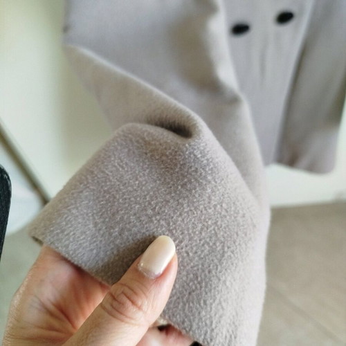 Desiree medium lined coat used, gray-beige