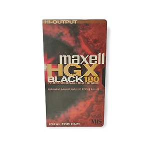 Maxell HGX Black 180 HiFi VHS (Βίντεο Κασέτα)