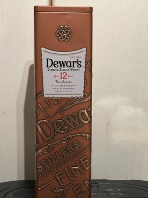 Dewar’s 12 years old collectible metal box new