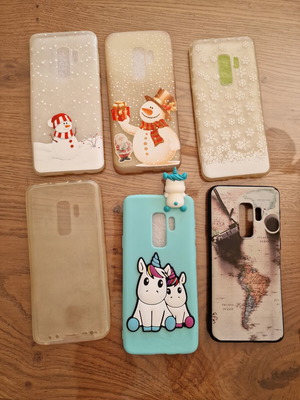 Samsung Galaxy S9 Plus cases used, pack of 6