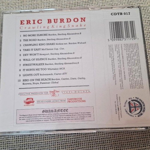 Eric Burdon Crawling King Snake CD, ροκ