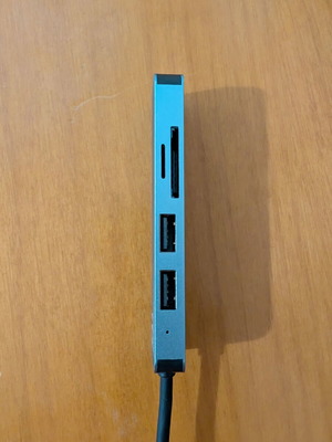 Cablexpert USB-C Hub 5-σε-1 σαν καινούργιο, αλουμινένιο, card reader SD/TF