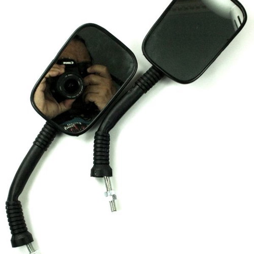 Motorcycle mirrors new with M8x1.25 thread, black ABS