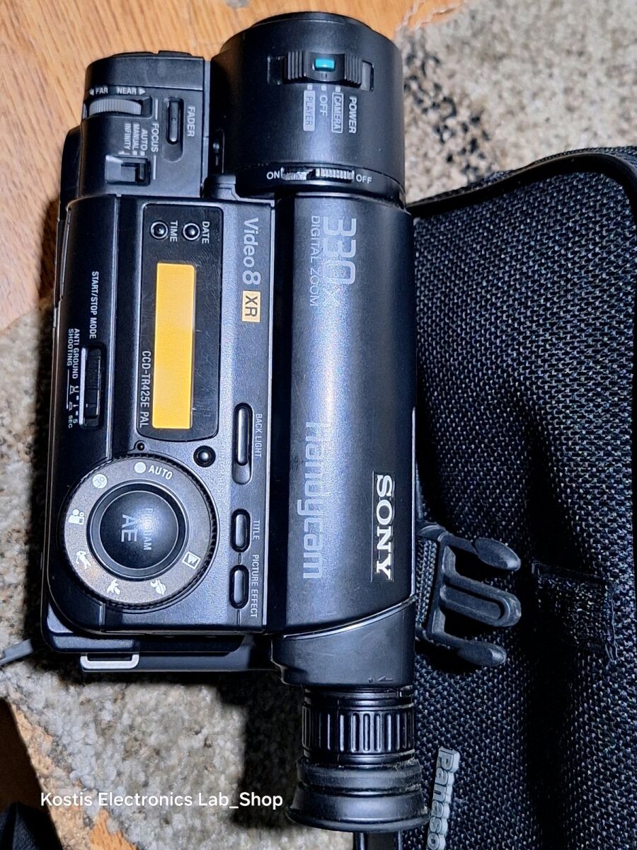 Video Camera Recorder Sony Video Hi8 Xr Ccd Sony Handycam History