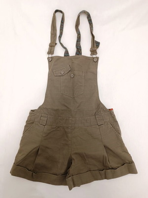 Khaki short women's overalls like new, size L