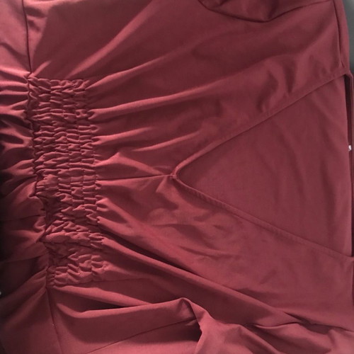 Bordeaux dress new with elastic under bust