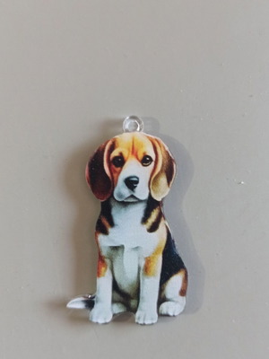 Acrylic double-sided dog keychain No2 new