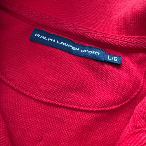Polo Ralph Lauren shirt red like new, size large