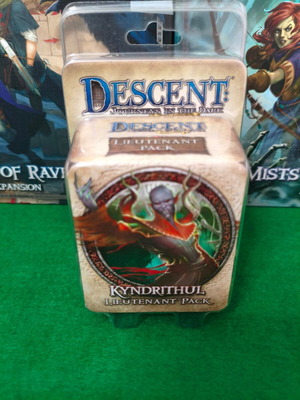 Descent Journeys in the Dark Second Edition Kyndrithul Lieutenant Pack like new