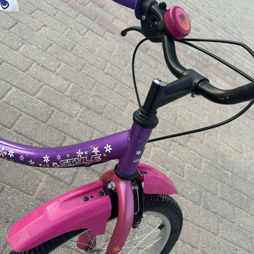 Style Mascot 20” kids bicycle used, pink-purple
