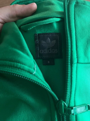 Adidas jacket like new, green, size S