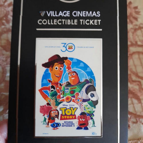 Toy Story collectible ticket 30th anniversary edition
