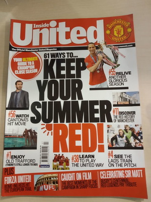 Inside United περιοδικό μεταχειρισμένο, Ιούλιος 2009