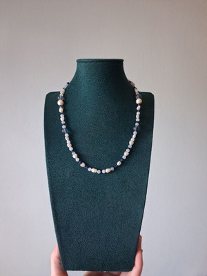 Handmade Sea Necklace new, blue and silver