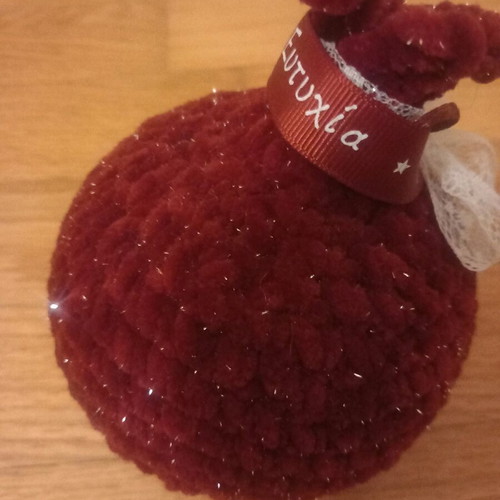 Knitted handmade pomegranate like new