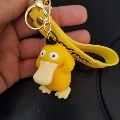 Pokemon keychain new, multicolored yellow