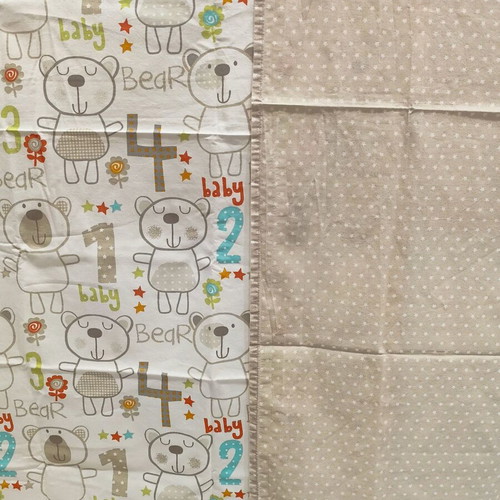 Nef nef crib sheet set like new with teddy bears