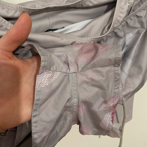 Bdtk cycling leggings with shorts and cropped top like new, multicolor