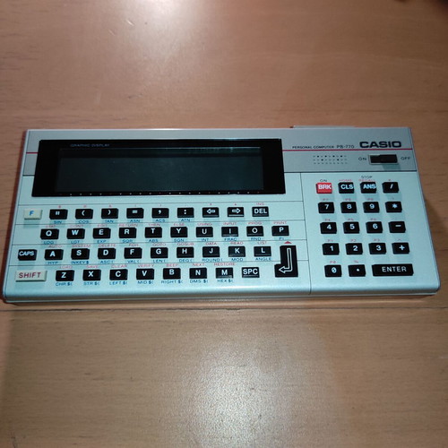 Casio PB-770 personal computer vintage φορητός υπολογιστής 1983 μεταχειρισμένος