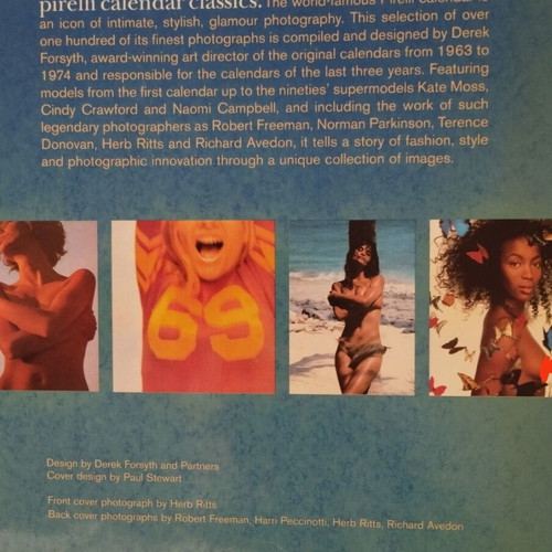 Pirelli Calendar Classics book like new, English