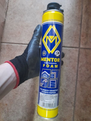 Mentor Foam thermal insulation gun foam new 750ml