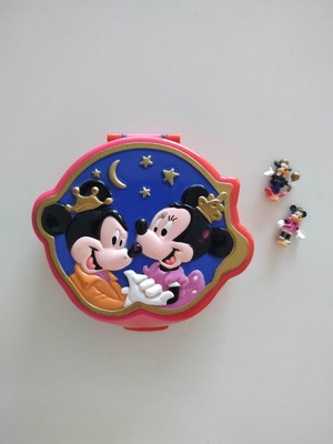 Polly Pocket Disney Mickey & Minnie Mouse playset used